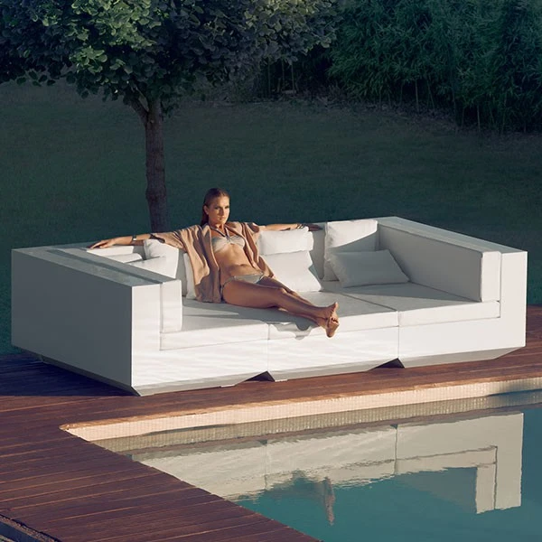 Canapé Modulable Vela - Module Droit Chaise Longue - Vondom – Image 19