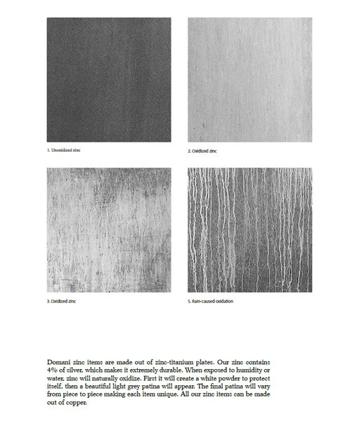 Pot Zinc Cone Large Avec Bordure - Domani – Image 5