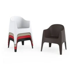 Chaise Avec Accoudoirs Solid - Vondom