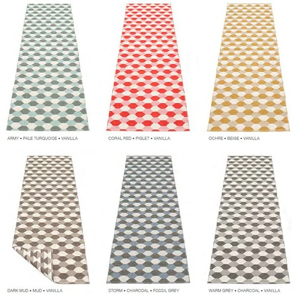 Tapis Dana Coral Red - Piglet - Vanilla - Pappelina – Image 13