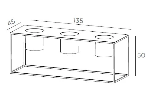 Jardinière Riviera 3 Fiori - DeCastelli – Image 6