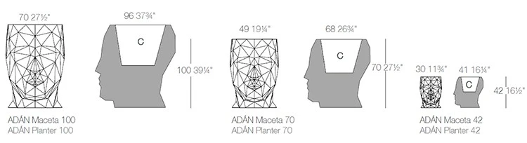 Pot Adan Lumineux - Vondom – Image 2