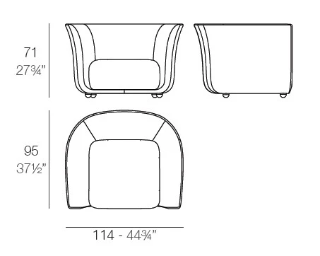 Fauteuil Suave - Vondom – Image 2