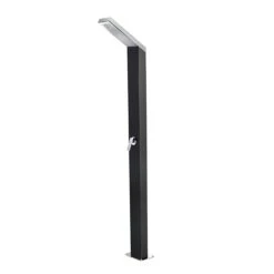 Douche D'Extérieur Solaire Solaris Tête De Douche Encastrée Noire - Ama Luxury Shower