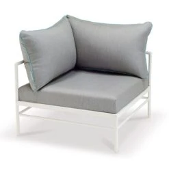 Fauteuil D'Angle Rivage Blanc Coton - Vlaemynck