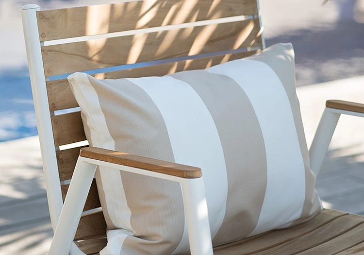 Fauteuil Bas Pilotis Teck - Vlaemynck – Image 2