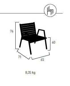 Fauteuil Bas Pilotis Teck - Vlaemynck – Image 7