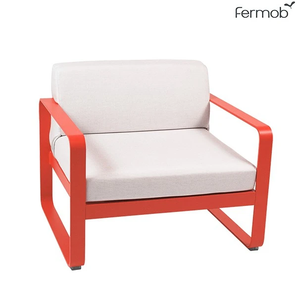Fauteuil Bellevie Coussins Blanc Grisé - Fermob – Image 5