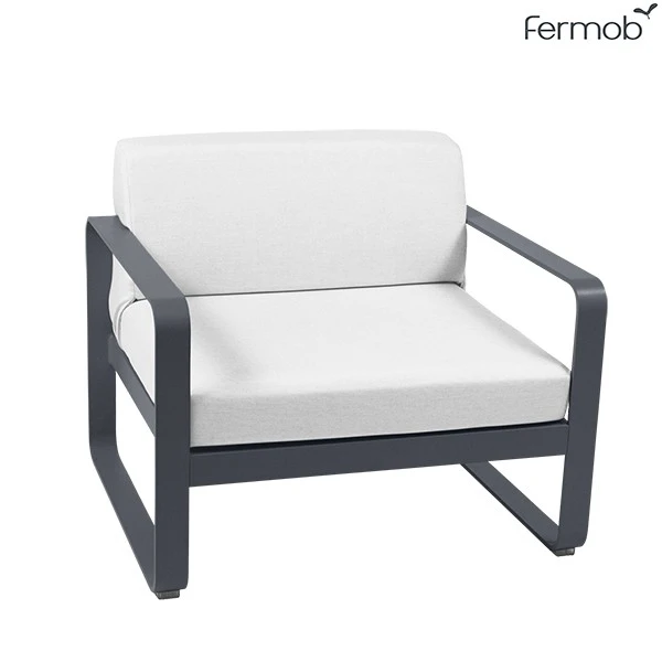 Fauteuil Bellevie Coussins Blanc Grisé - Fermob – Image 4