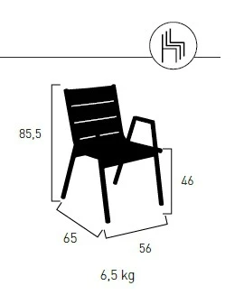 Fauteuil Pilotis Aluminium - Vlaemynck – Image 6