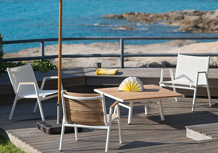 Fauteuil Bas Pilotis Teck - Vlaemynck – Image 5