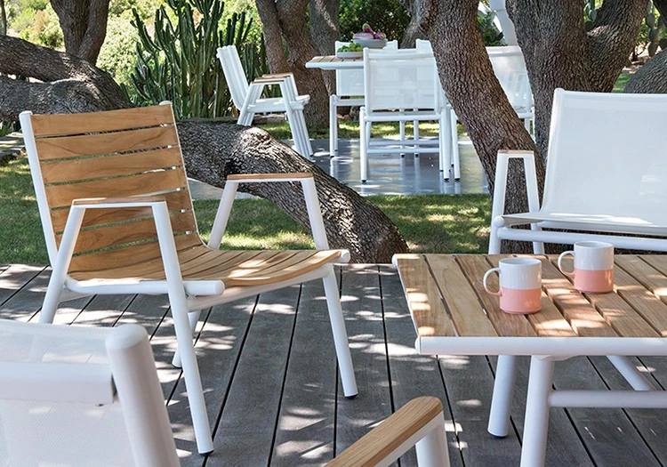 Fauteuil Bas Pilotis Teck - Vlaemynck – Image 6