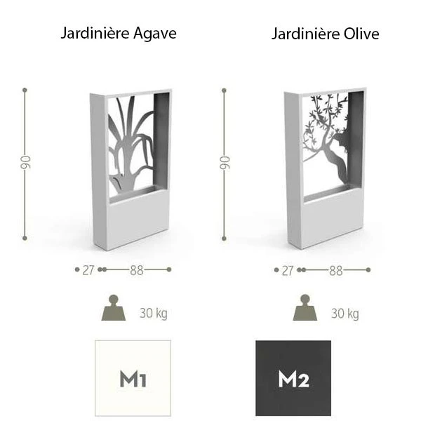 Jardinière Olivier - Agave - Talenti – Image 3