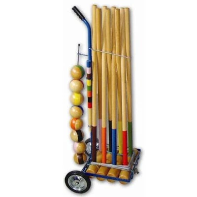 Jeu De Croquet Sur Chariot - Jorelle