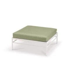 Pouf Rivage Blanc Coton - Vlaemynck