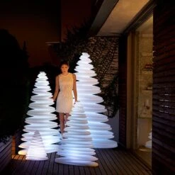 Sapin Chrismy Lumineux Blanc Sur Câble - Vondom