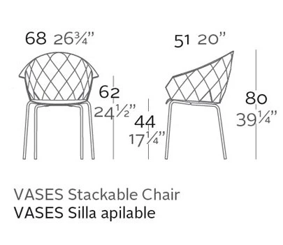 Lot De 4 Chaises Vases - Vondom – Image 7