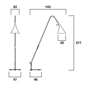 Lampadaire Mate - Metalarte – Image 7
