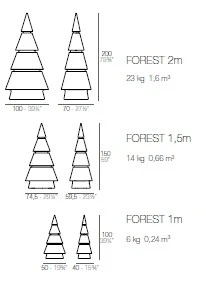 Sapin Lumineux Forest Blanc Sur Câble - Vondom – Image 8
