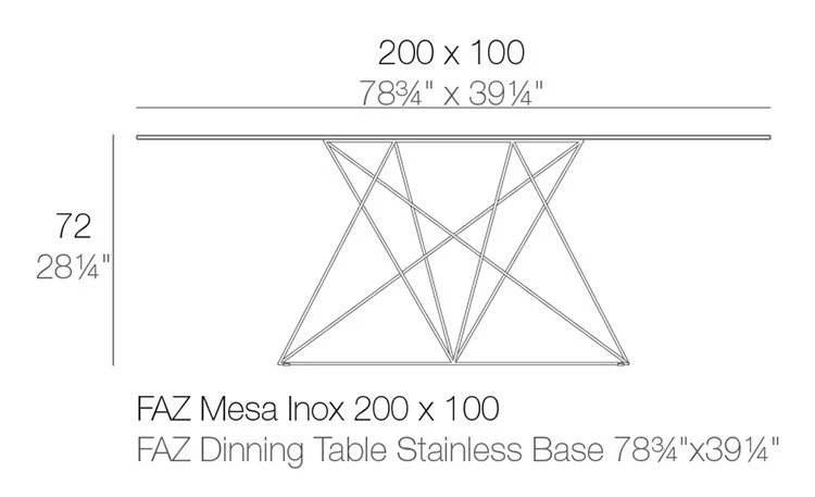 Table De Repas Faz - Vondom – Image 4