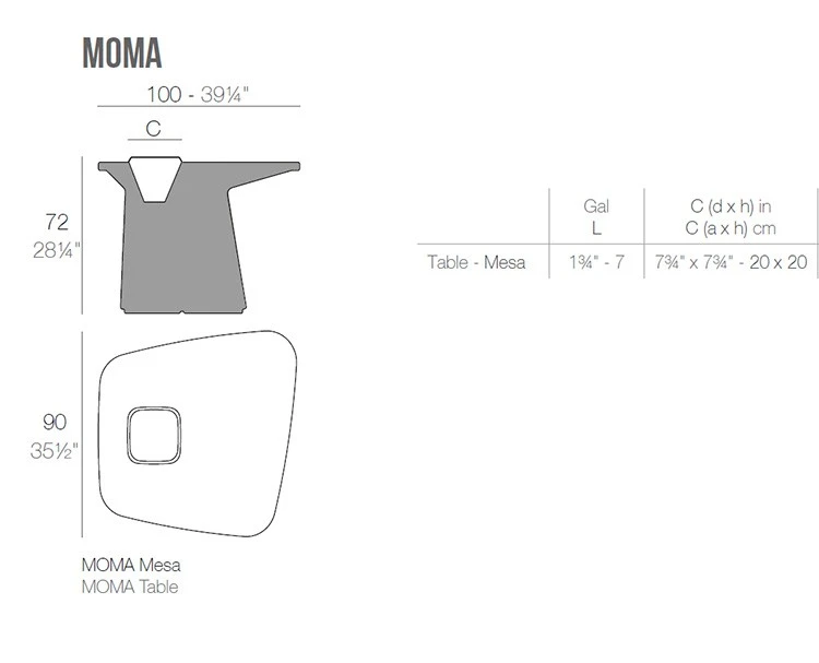 Table De Repas Moma - Vondom – Image 17