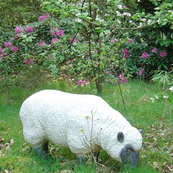 Statue Brebis Tête Basse - Tex Artes