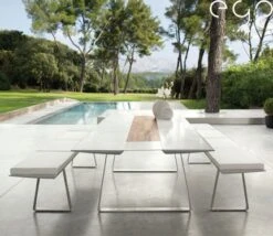 Table De Repas Extrados 240 Plateau Céramique Blanc - EGO Paris