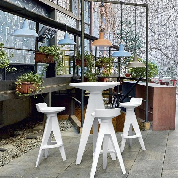 Table Haute Oxford Plateau Rond Poleasy - MyYour – Image 3