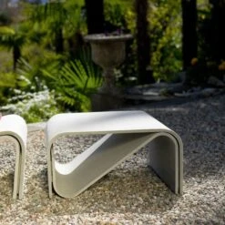 Table Basse/Repose Pieds Sponeck - Eternit