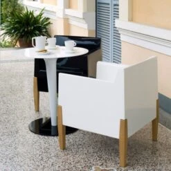 Table Repas Pile Up Ronde 70 - Serralunga