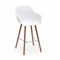 Tabouret Haut Captain's Chair Piétement Bois - Extremis