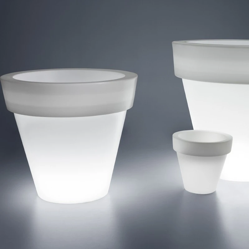 Pot Lumineux Vas Three Light Neutre - Serralunga – Image 4